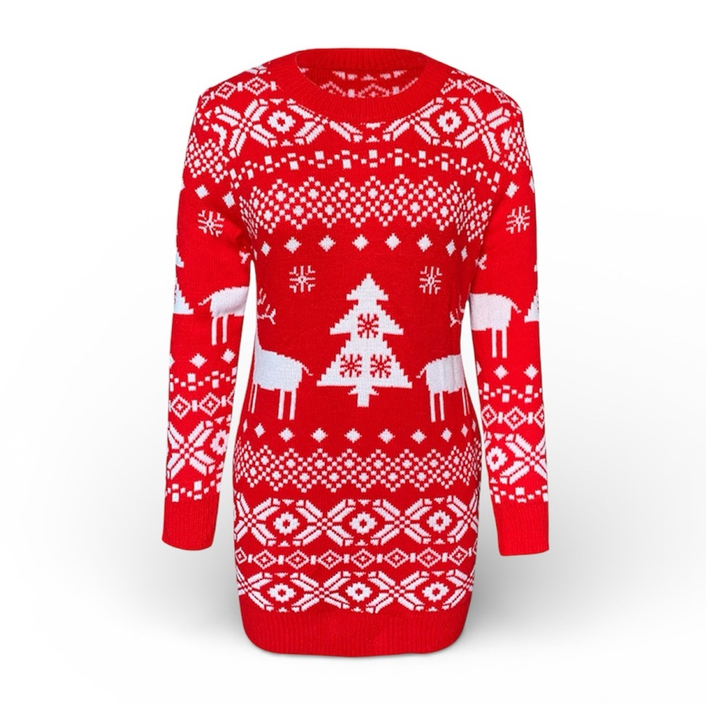 NWOT Christmas Sweater Dress Set